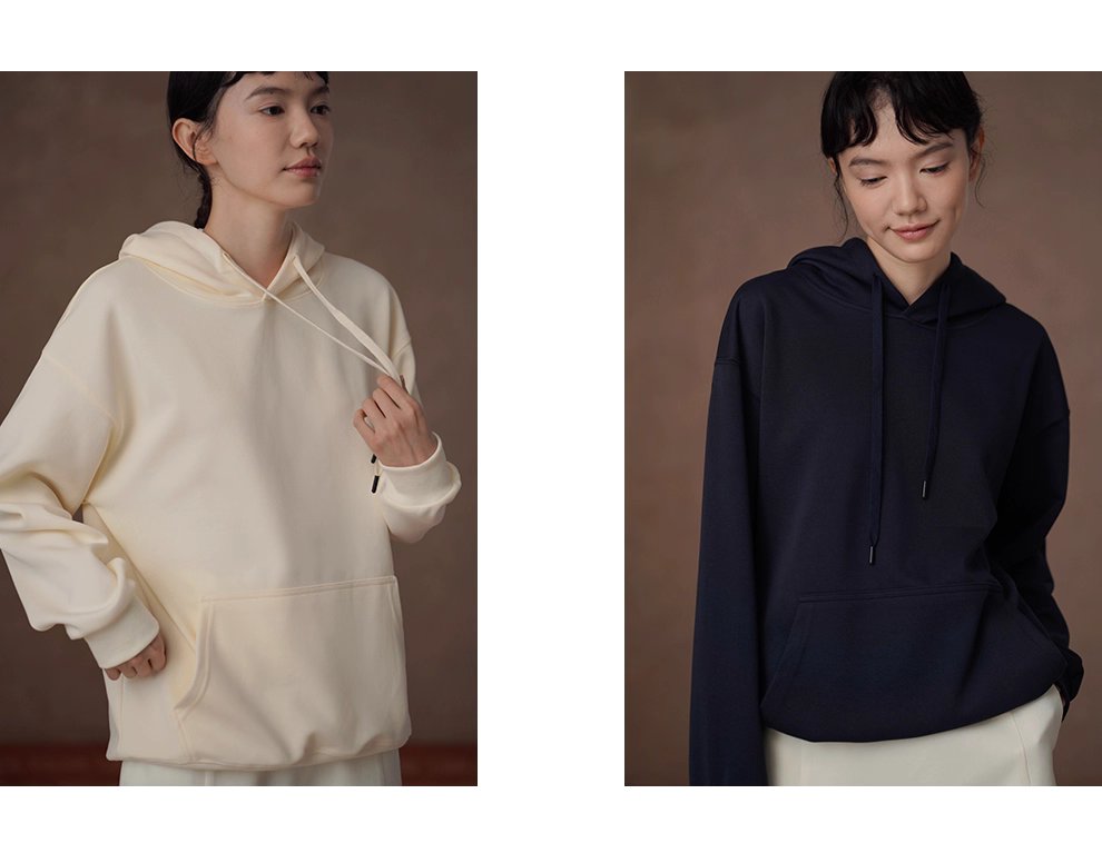 入秋B買性價比系列多色基本款休閒親膚寬鬆顯瘦連帽衛衣