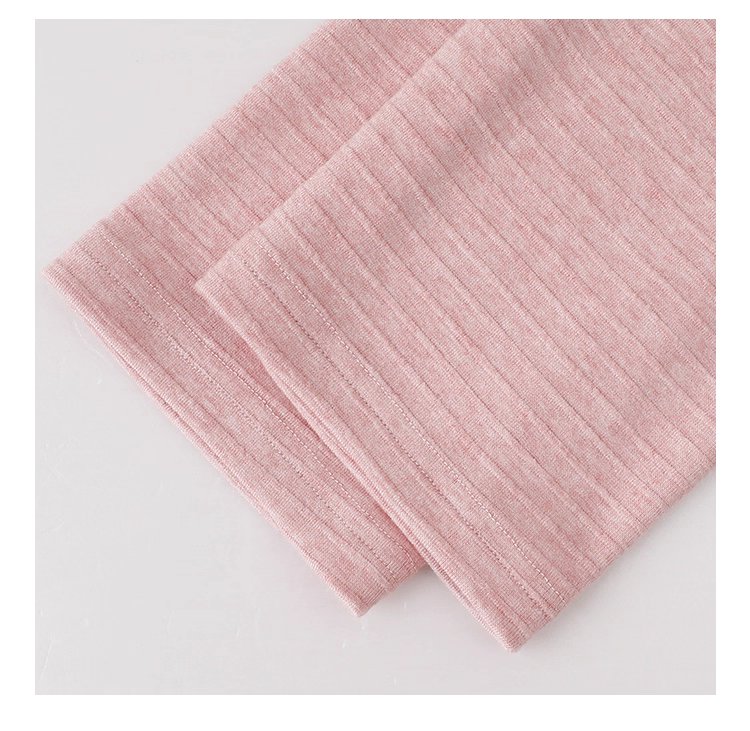 韓系藍線圓領長袖T恤女秋季新款簡約寬鬆上衣