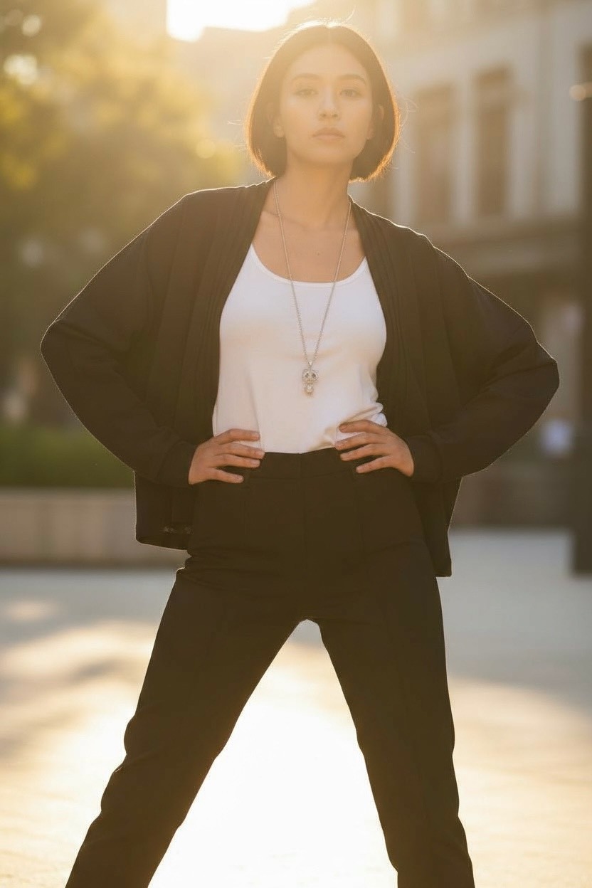 寬鬆休閒遮肉顯瘦簡約百搭空氣棉長袖開衫小外套