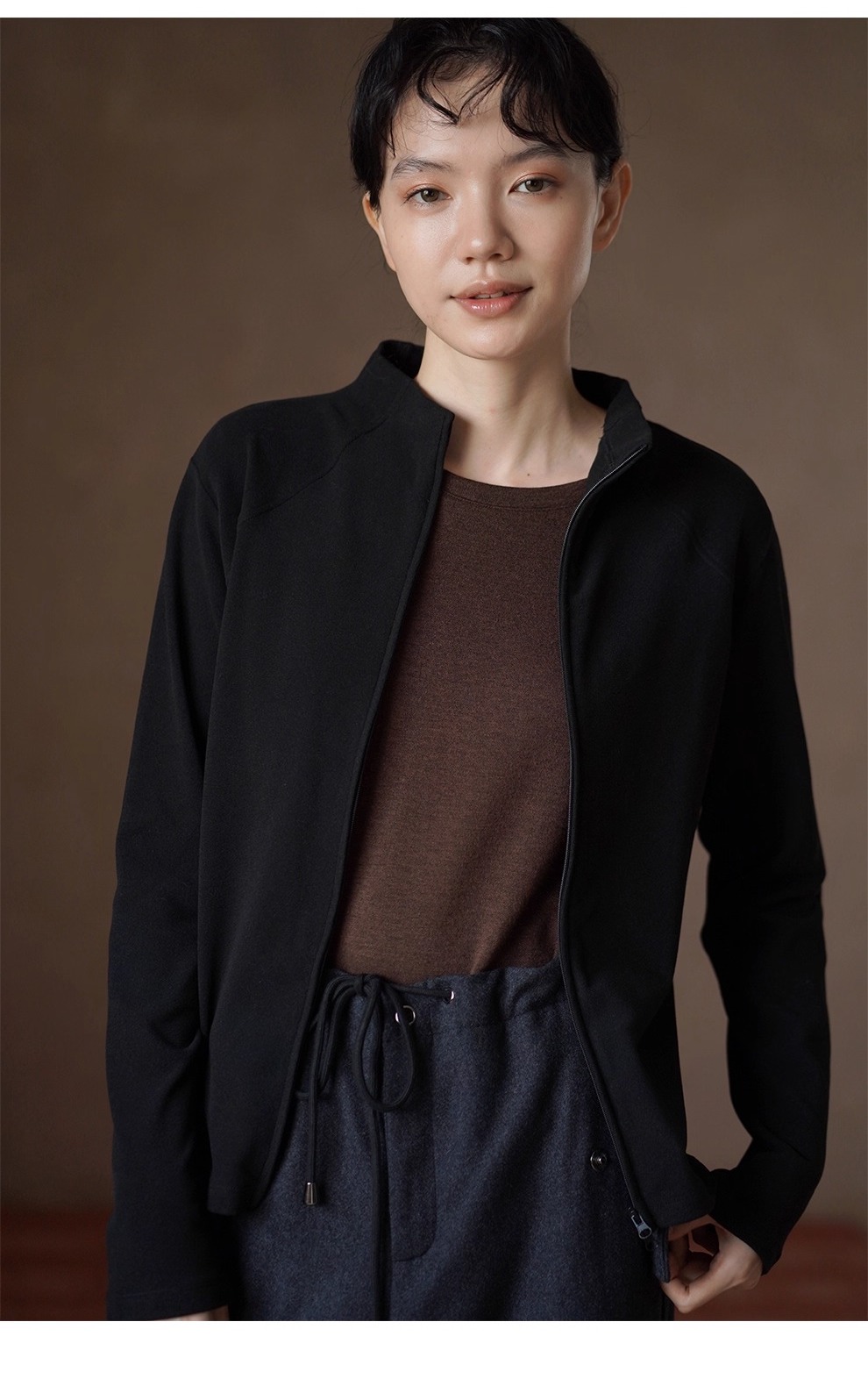 閉眼入基本彈性軟糯親膚保暖顯瘦剪裁外穿瑜珈合身外套