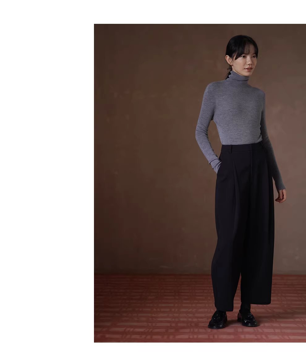 通勤褲王經典不敗顯瘦寬鬆直筒高腰抓毛加厚西裝長褲女,通勤褲王經典不敗顯瘦寬鬆直筒高腰抓毛加厚西裝長褲女,HBEW3039,通勤褲王經典不敗顯瘦寬鬆直筒高腰抓毛加厚西裝長褲女,日字扣腰帶,直筒版型