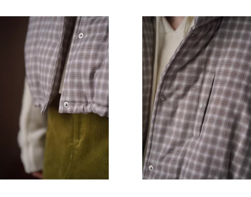 清新韓女格紋時髦疊穿保暖棉服立領短款寬鬆顯瘦馬甲女,清新韓女格紋時髦疊穿保暖棉服立領短款寬鬆顯瘦馬甲女,HBEW5123,清新韓女格紋時髦疊穿保暖棉服立領短款寬鬆顯瘦馬甲女,清新格紋,細節滿分