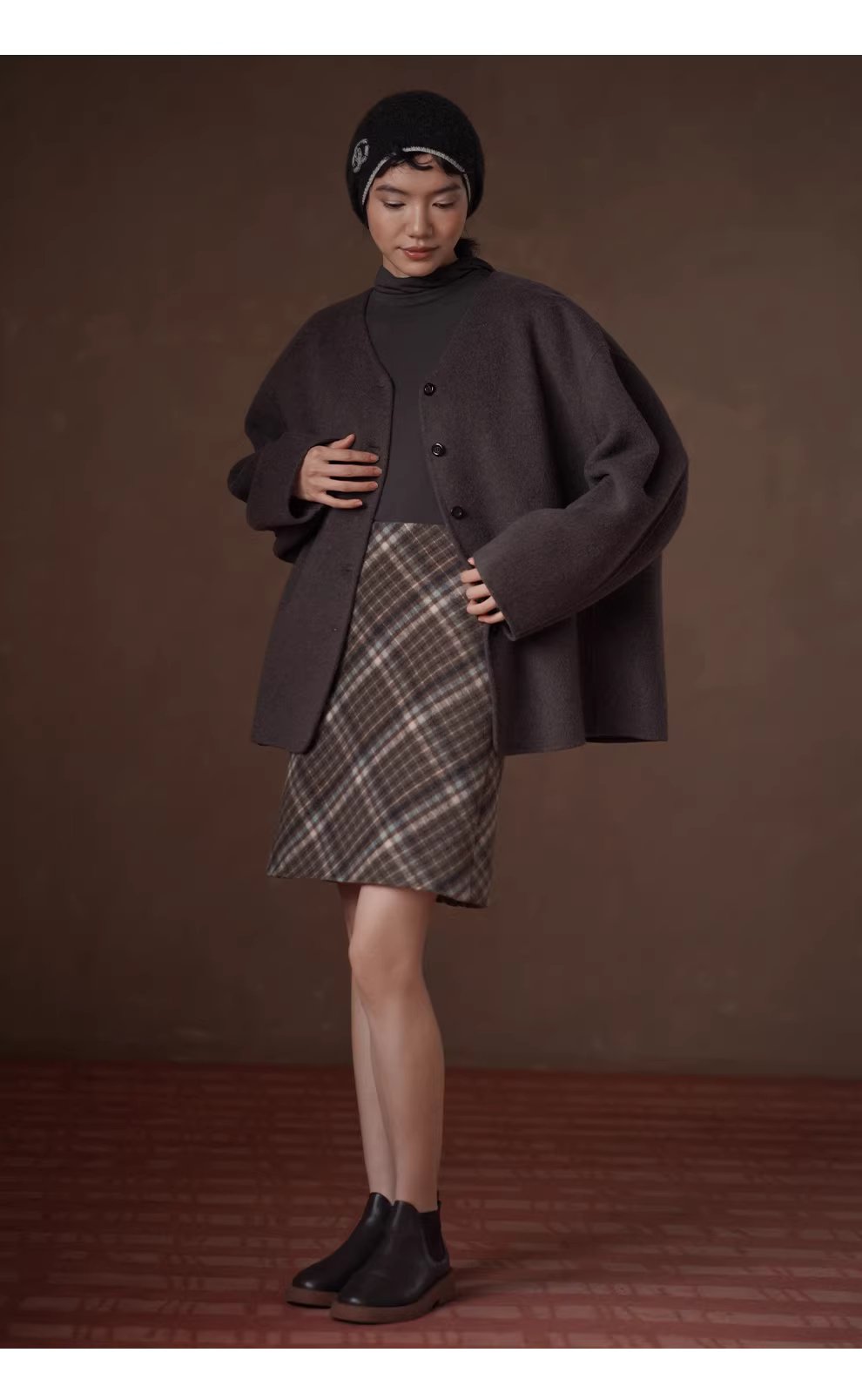 黃金內搭綿羊毛萊賽爾混紡彈性修身正肩高領連帽上衣女,黃金內搭綿羊毛萊賽爾混紡彈性修身正肩高領連帽上衣女,HBEW1201,黃金內搭綿羊毛萊賽爾混紡彈性修身正肩高領連帽上衣女,簡約合身,羊毛混紡