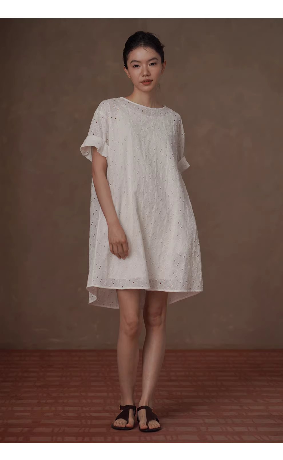 浪漫花園匠心之作100棉立體繡花A字顯瘦泡泡袖洋裝女,浪漫花園匠心之作100棉立體繡花A字顯瘦泡泡袖洋裝女,HBFS7007,浪漫花園匠心之作100棉立體繡花A字顯瘦泡泡袖洋裝女,吸濕排汗,版型修飾