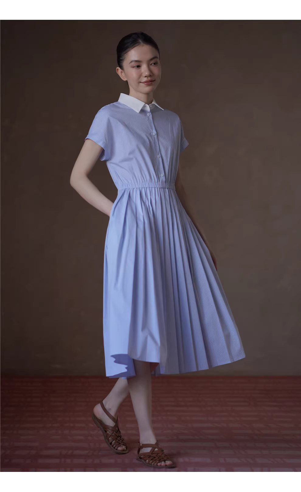 格林島嶼清新條紋洋裝親膚透氣撞色翻領收腰顯瘦洋裝,格林島嶼清新條紋洋裝親膚透氣撞色翻領收腰顯瘦洋裝,HBFS7008,格林島嶼清新條紋洋裝親膚透氣撞色翻領收腰顯瘦洋裝,軟糯親膚,版型顯瘦