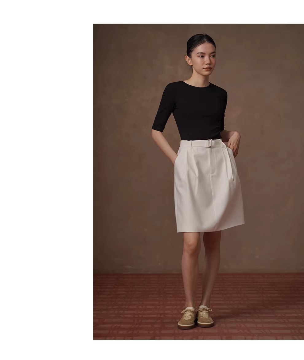 簡約實用主義雙面織布棉混紡彈性合身顯瘦中袖圓領T恤,簡約實用主義雙面織布棉混紡彈性合身顯瘦中袖圓領T恤,HBFS1024,簡約實用主義雙面織布棉混紡彈性合身顯瘦中袖圓領T恤,布料舒服,修身版型