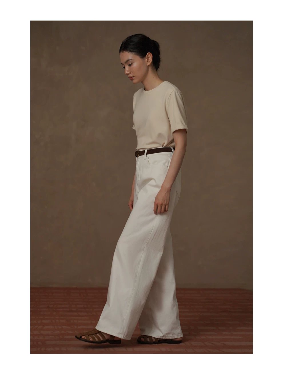 天然高棉親膚柔軟T恤合身直筒H型後領紐帶設計短袖上衣,天然高棉親膚柔軟T恤合身直筒H型後領紐帶設計短袖上衣,HBFS1031,天然高棉親膚柔軟T恤合身直筒H型後領紐帶設計短袖上衣,親膚透氣,剪裁合身