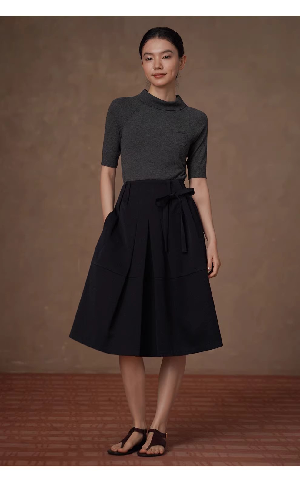 學院至上可拆式蝴蝶結立體褶襉設計A字顯瘦蓬蓬半身裙女,學院至上可拆式蝴蝶結立體褶襉設計A字顯瘦蓬蓬半身裙女,HBFS2010,學院至上可拆式蝴蝶結立體褶襉設計A字顯瘦蓬蓬半身裙女,不意變形,立體皺褶