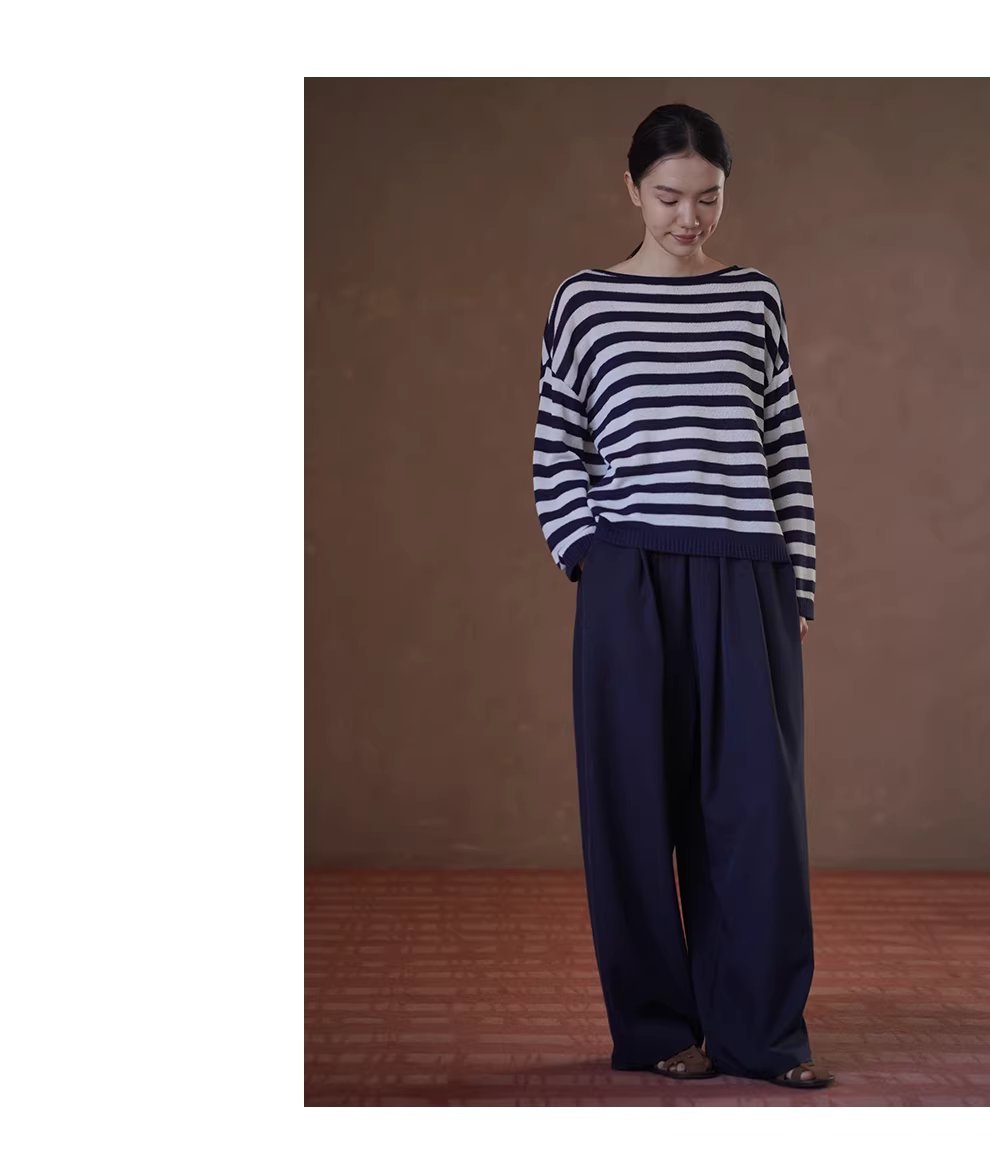 流動線條垂墜顯瘦鬆緊高腰不挑人寬鬆直筒闊腿通勤長褲,流動線條垂墜顯瘦鬆緊高腰不挑人寬鬆直筒闊腿通勤長褲,HBFS3018,流動線條垂墜顯瘦鬆緊高腰不挑人寬鬆直筒闊腿通勤長褲,簡約慵懶,細膩褶皺