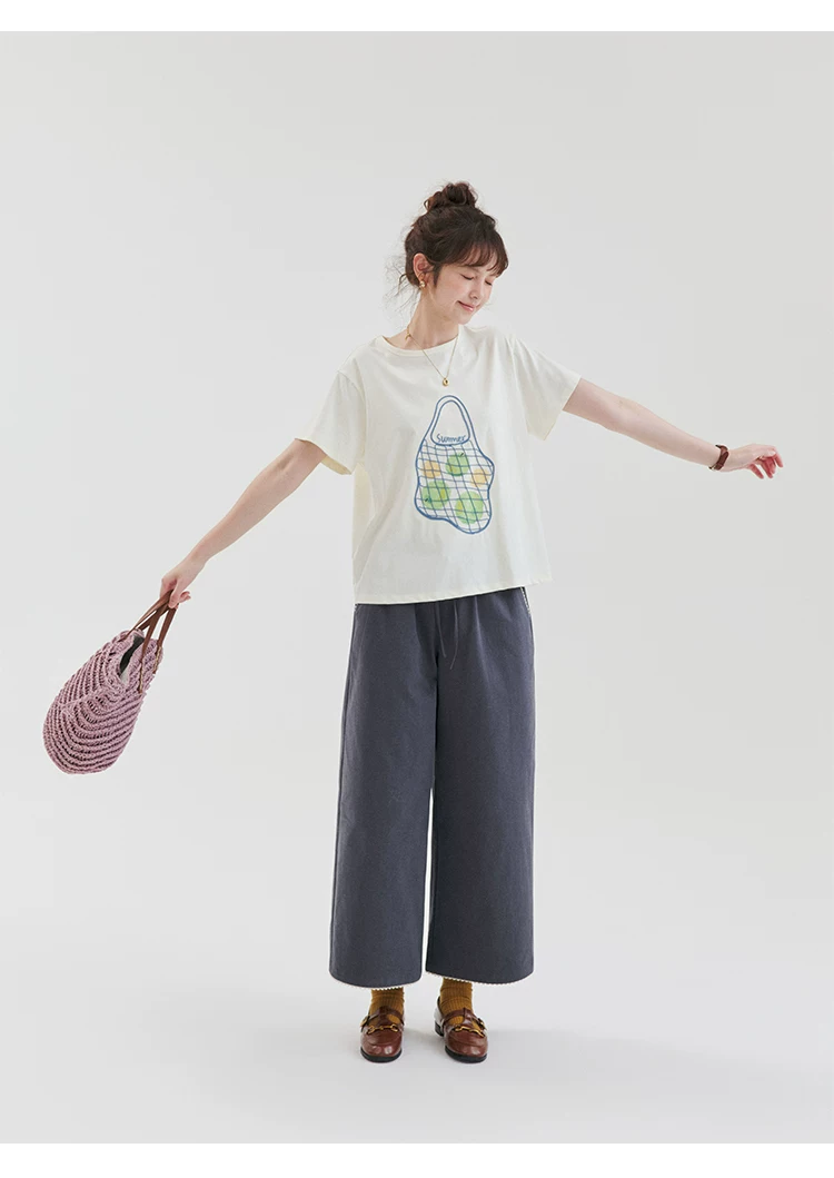 夏日水果印花短袖T恤女夏新款韓系寬鬆圓領上衣,夏日水果印花短袖T恤女夏新款韓系寬鬆圓領上衣,HBFS1258,夏日水果印花短袖T恤女夏新款韓系寬鬆圓領上衣,童趣印花,舒適面料