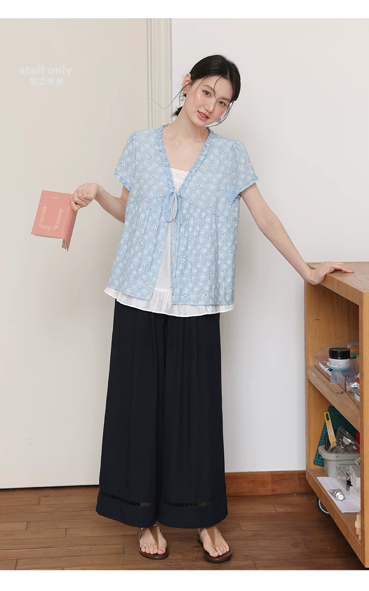大尺碼藍色碎花襯衫女假兩件短袖襯衫女夏2026新款娃娃衫上衣,大尺碼藍色碎花襯衫女假兩件短袖襯衫女夏2026新款娃娃衫上衣,HBFS1292,大尺碼藍色碎花襯衫女假兩件短袖襯衫女夏2026新款娃娃衫上衣,中大尺碼,假兩件式