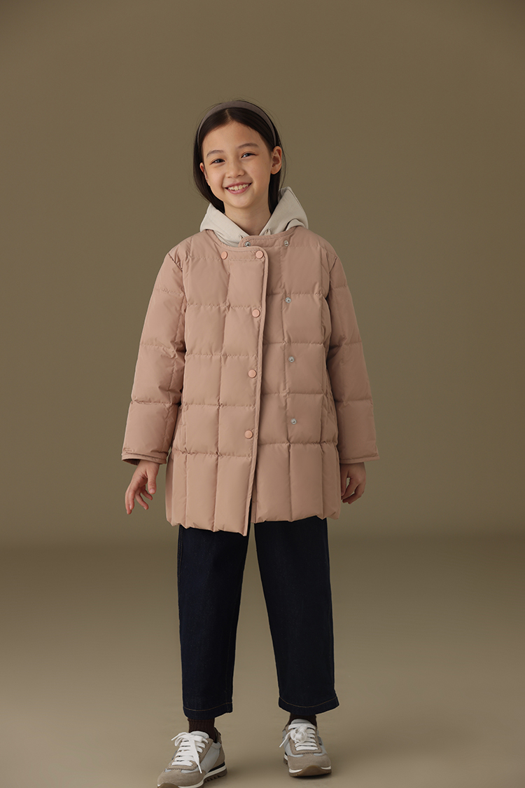 輕暖防風90%國標白鴨絨中長加厚羽絨服外套