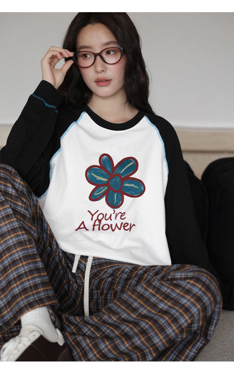 大尺碼插肩袖T恤女白色打底衫2025新款休閒上衣