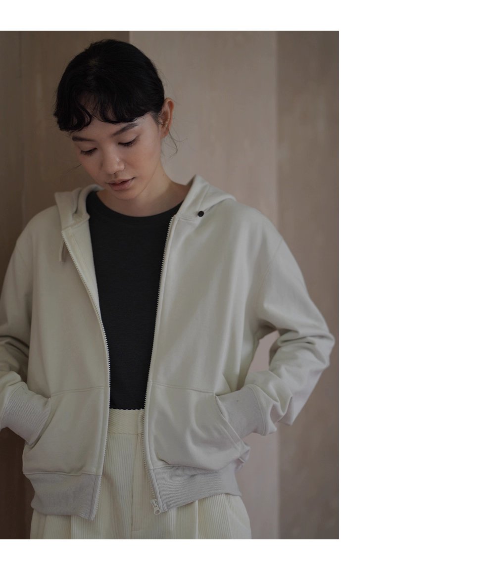 輕鬆休閒高克重親膚100棉針織衛衣布料連帽短版顯瘦外套