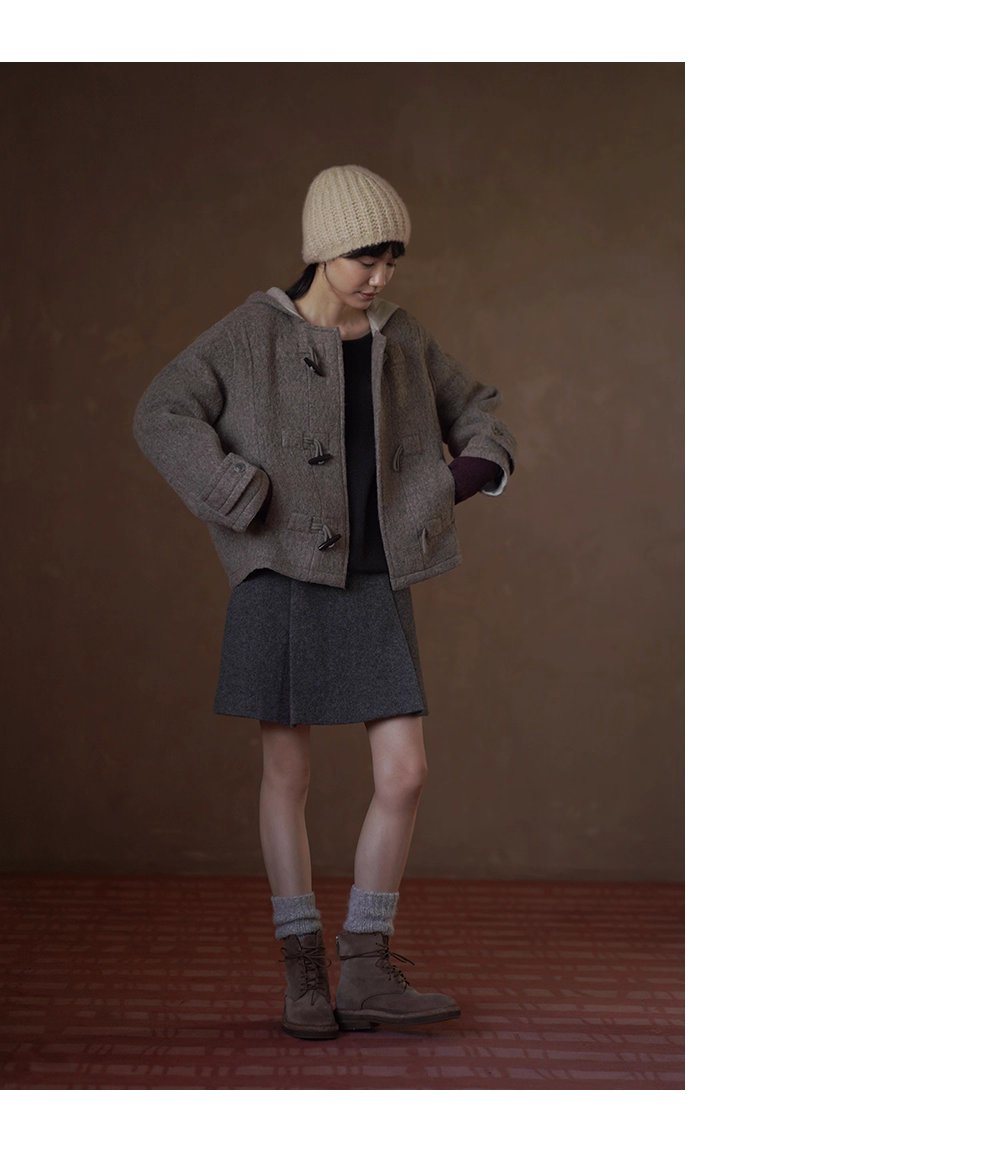 高羊毛粗呢料挺括厚實A字高腰工字褶顯瘦短款半身裙女,高羊毛粗呢料挺括厚實A字高腰工字褶顯瘦短款半身裙女,HBEW2025,高羊毛粗呢料挺括厚實A字高腰工字褶顯瘦短款半身裙女,工字壓褶,羊毛混紡