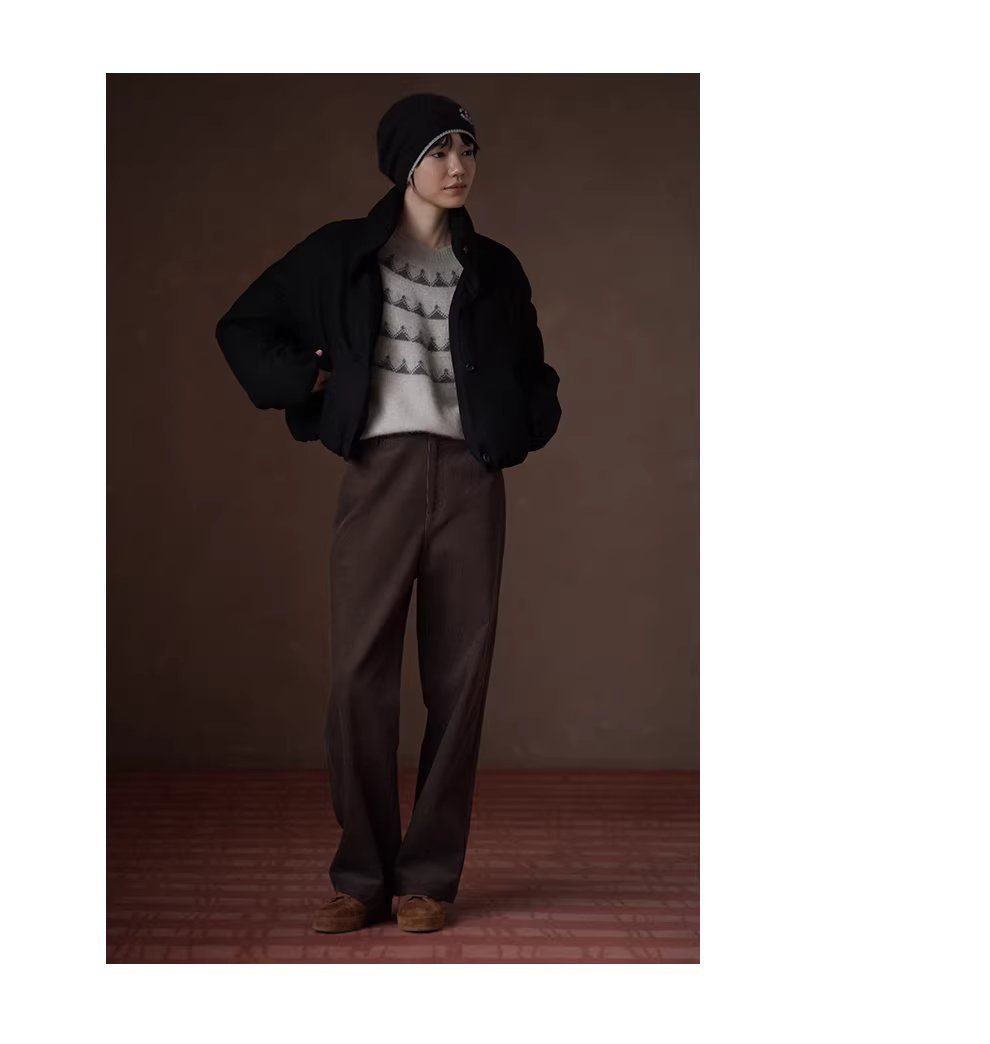 定染精品燈芯絨割緯起絨工藝復古直筒高腰寬鬆顯瘦長褲,定染精品燈芯絨割緯起絨工藝復古直筒高腰寬鬆顯瘦長褲,HBEW3047,定染精品燈芯絨割緯起絨工藝復古直筒高腰寬鬆顯瘦長褲,高腰直筒,燈芯絨