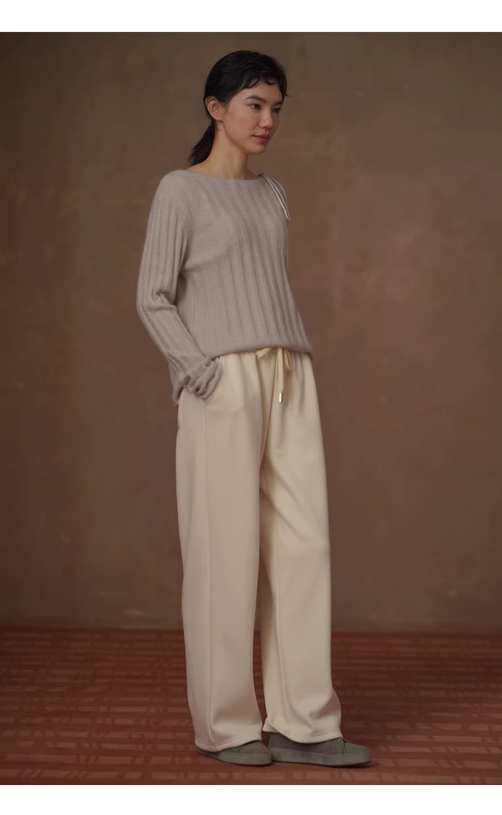 降溫警告加厚保暖雪花絨寬鬆直筒高腰顯瘦慵懶休閒長褲,降溫警告加厚保暖雪花絨寬鬆直筒高腰顯瘦慵懶休閒長褲,HBEW3050,降溫警告加厚保暖雪花絨寬鬆直筒高腰顯瘦慵懶休閒長褲,直筒闊腿,加絨蓄熱