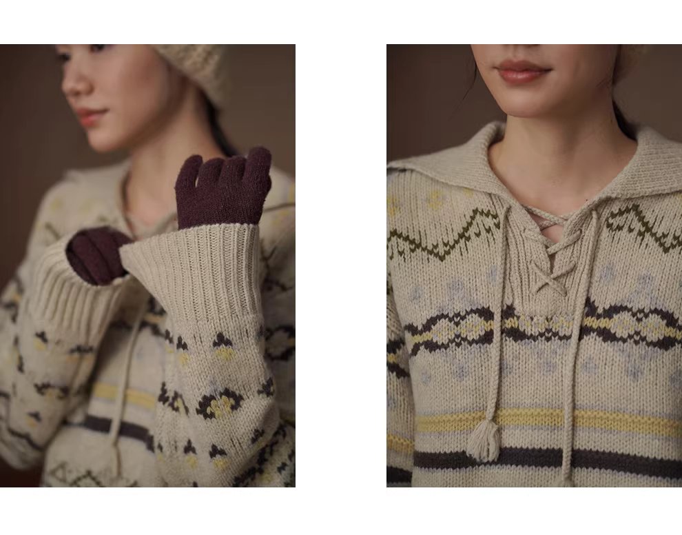 復古麋鹿100羊毛寬鬆H版落肩袖大翻領流蘇綁帶門衫毛衣,復古麋鹿100羊毛寬鬆H版落肩袖大翻領流蘇綁帶門衫毛衣,HBEW1182,復古麋鹿100羊毛寬鬆H版落肩袖大翻領流蘇綁帶門衫毛衣,大翻領設計,羊毛100%