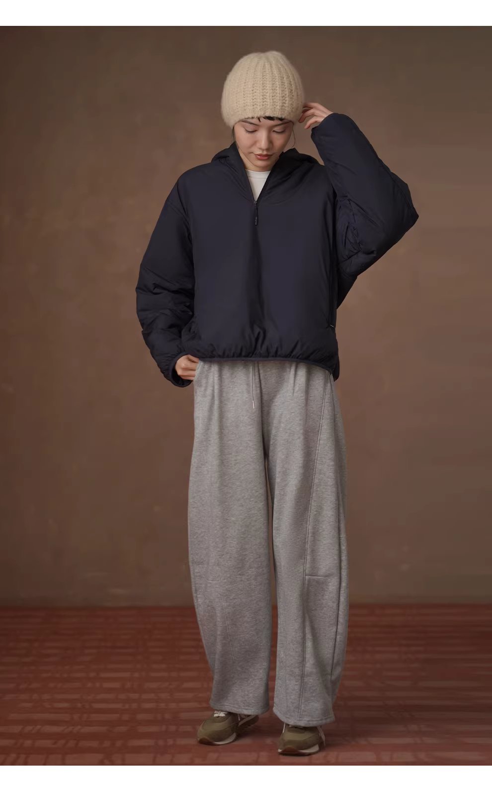 戶外愛好者狂熱一體成型連帽棉衣疊穿寬鬆保暖休閒上衣女,戶外愛好者狂熱一體成型連帽棉衣疊穿寬鬆保暖休閒上衣女,HBEW1183,戶外愛好者狂熱一體成型連帽棉衣疊穿寬鬆保暖休閒上衣女,半開連帽,輕薄舒適