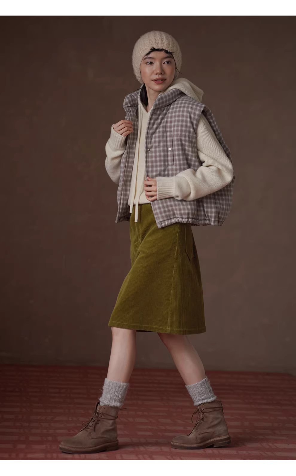 清新韓女格紋時髦疊穿保暖棉服立領短款寬鬆顯瘦馬甲女,清新韓女格紋時髦疊穿保暖棉服立領短款寬鬆顯瘦馬甲女,HBEW5123,清新韓女格紋時髦疊穿保暖棉服立領短款寬鬆顯瘦馬甲女,清新格紋,細節滿分