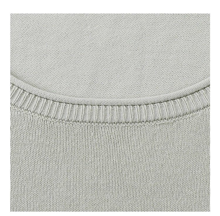 韓系純色毛衣長袖針織衫女秋季新款圓領純棉上衣