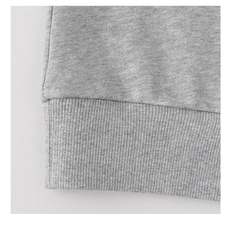 減齡刺繡圓領純棉衛衣女25秋季新款寬鬆長袖上衣