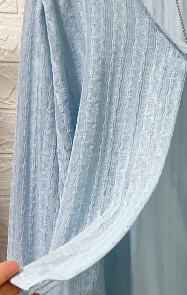 寬鬆休閒遮肉顯瘦簡約百搭假兩件長袖開衫小外套上衣