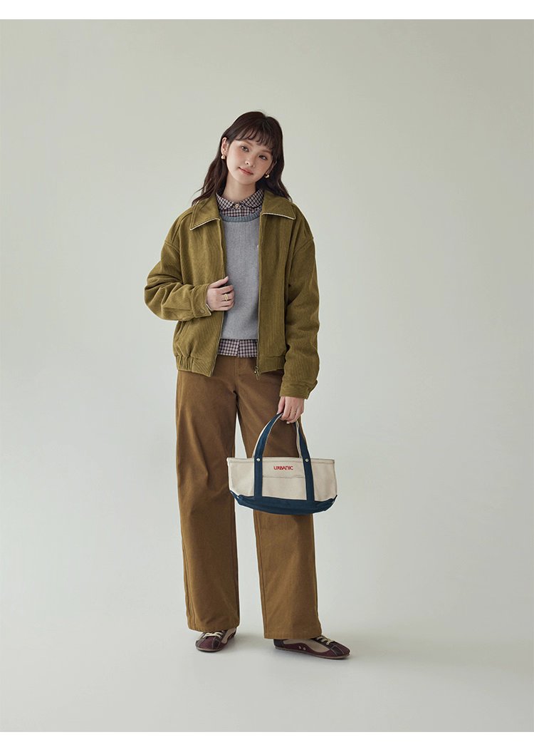 韓系雙頭拉鍊燈芯絨外套女秋季新款長袖夾克上衣,韓系雙頭拉鍊燈芯絨外套女秋季新款長袖夾克上衣,HBEW5072,韓系雙頭拉鍊燈芯絨外套女秋季新款長袖夾克上衣,復古夾克,燈芯絨