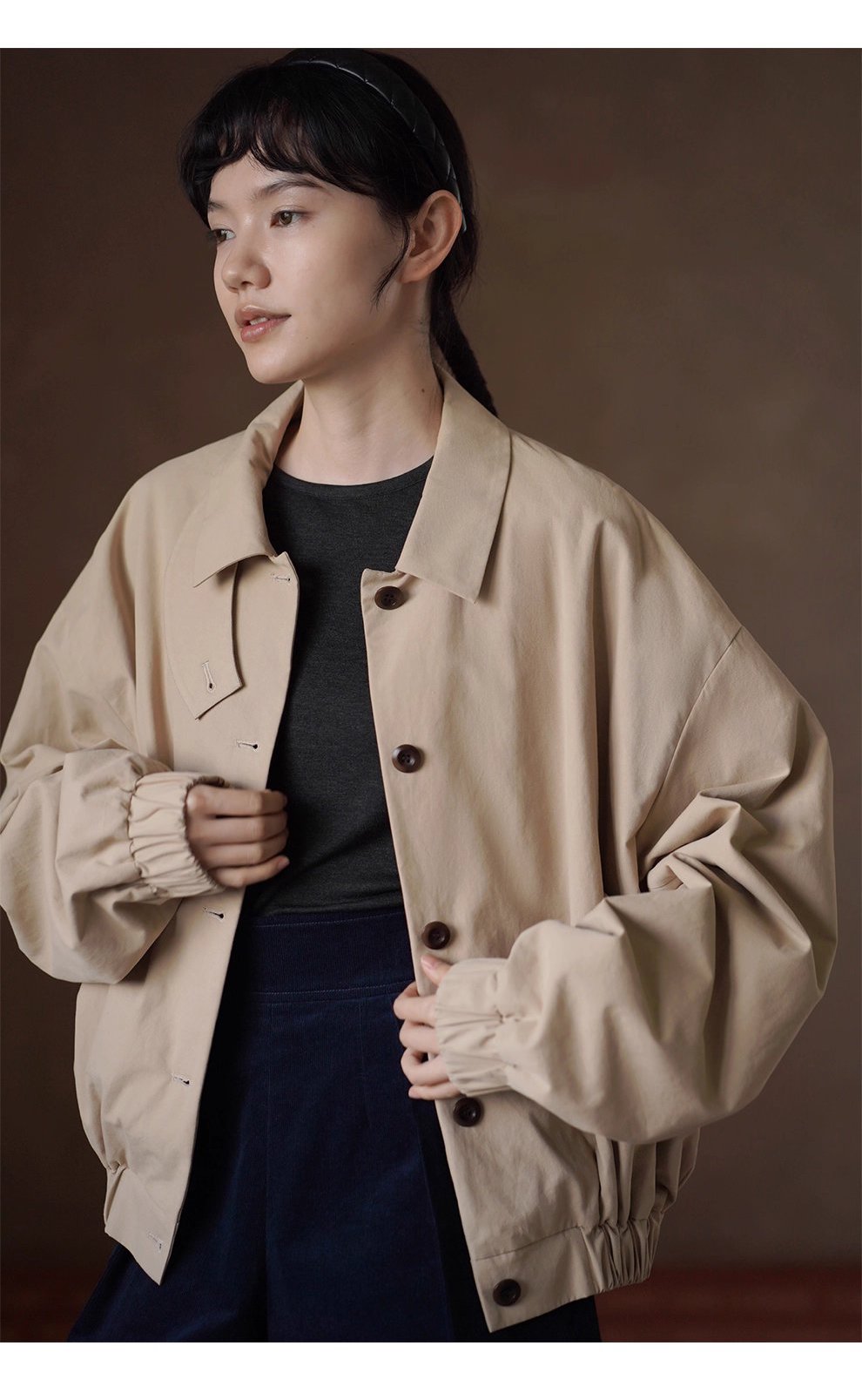 復古韓妹夾克挺括100棉輪廓寬鬆顯瘦夾棉顯瘦休閒外套女,復古韓妹夾克挺括100棉輪廓寬鬆顯瘦夾棉顯瘦休閒外套女,HBEW5080,復古韓妹夾克挺括100棉輪廓寬鬆顯瘦夾棉顯瘦休閒外套女,復古夾克,全棉面料