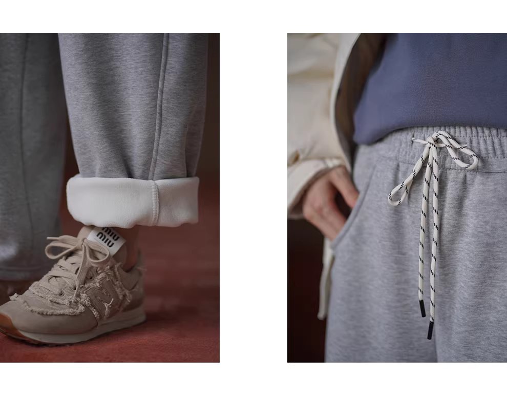 溫暖加倍仿羊絨加絨加厚立體顯瘦分割高腰寬鬆運動長褲,溫暖加倍仿羊絨加絨加厚立體顯瘦分割高腰寬鬆運動長褲,HBEW3042,溫暖加倍仿羊絨加絨加厚立體顯瘦分割高腰寬鬆運動長褲,彎刀褲型,加絨加厚