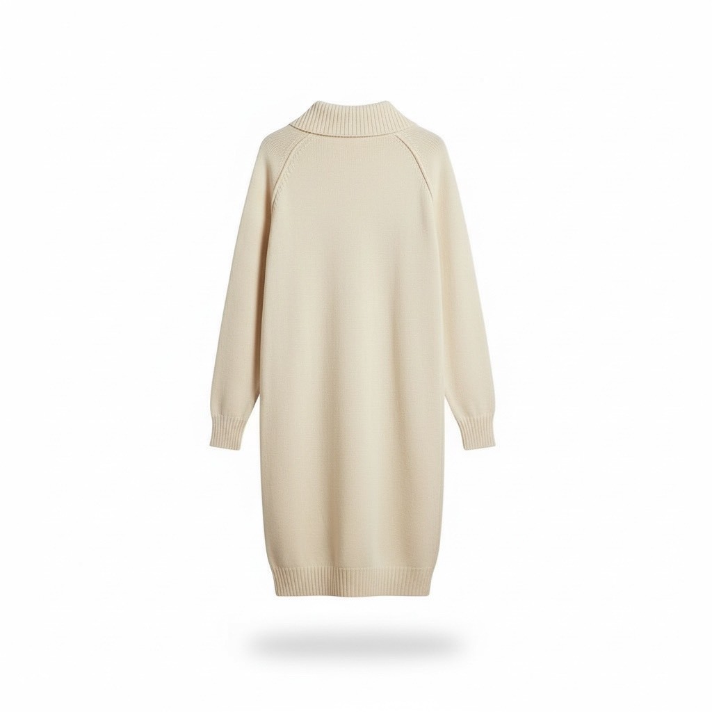 翻領針織洋裝秋冬過膝直筒打底裙慵懶風毛衣裙,翻領針織洋裝秋冬過膝直筒打底裙慵懶風毛衣裙,5W167005,翻領針織洋裝秋冬過膝直筒打底裙慵懶風毛衣裙,簡約質感,翻領造型