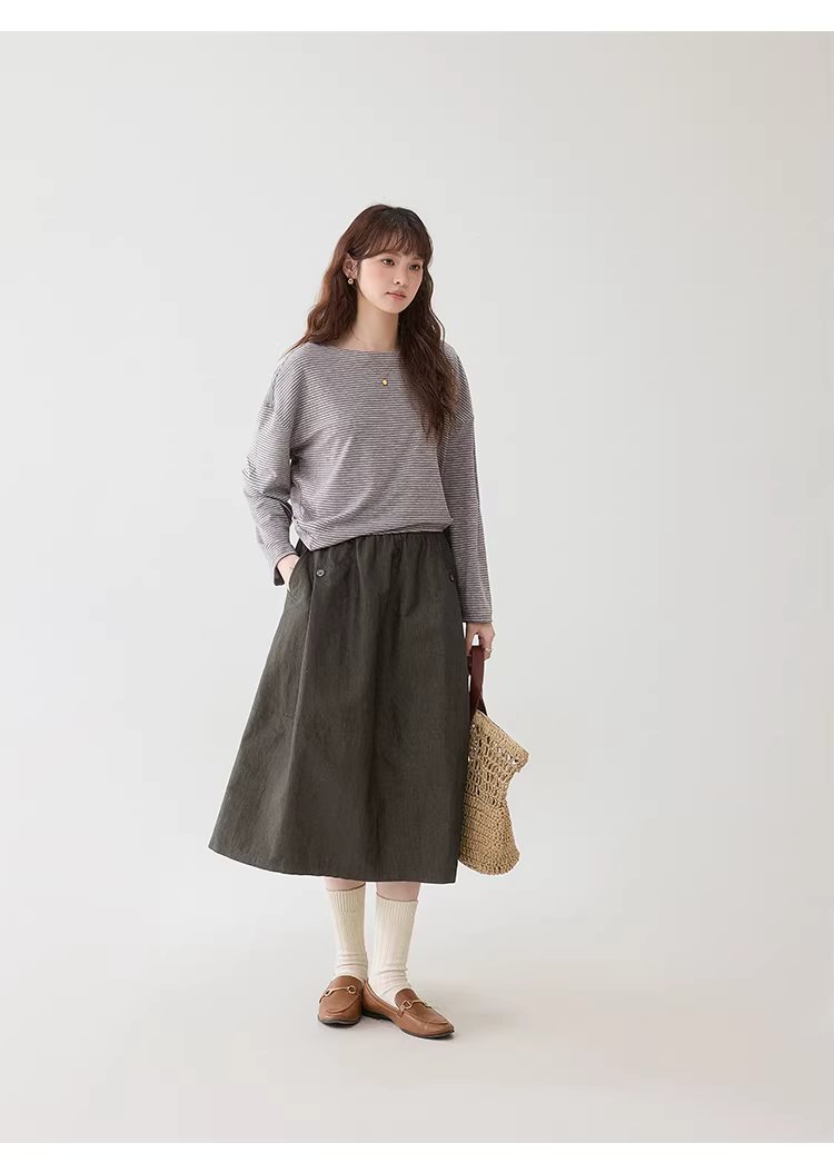 不規則蝙蝠袖暗條紋T恤女春季新款寬鬆小眾上衣,不規則蝙蝠袖暗條紋T恤女春季新款寬鬆小眾上衣,HBFS1005,不規則蝙蝠袖暗條紋T恤女春季新款寬鬆小眾上衣,蝙蝠袖型,天絲混紡