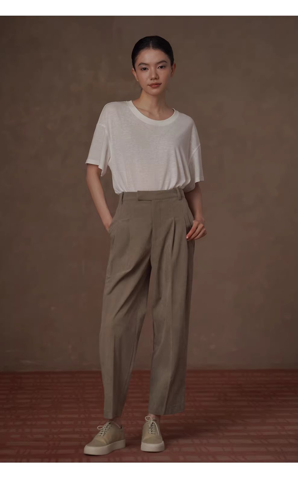 修腿不拖地利落版型抗皺細膩燈芯絨高腰休閒直筒長褲女,修腿不拖地利落版型抗皺細膩燈芯絨高腰休閒直筒長褲女,HBFS3002,修腿不拖地利落版型抗皺細膩燈芯絨高腰休閒直筒長褲女,耐磨不易皺,直筒修飾