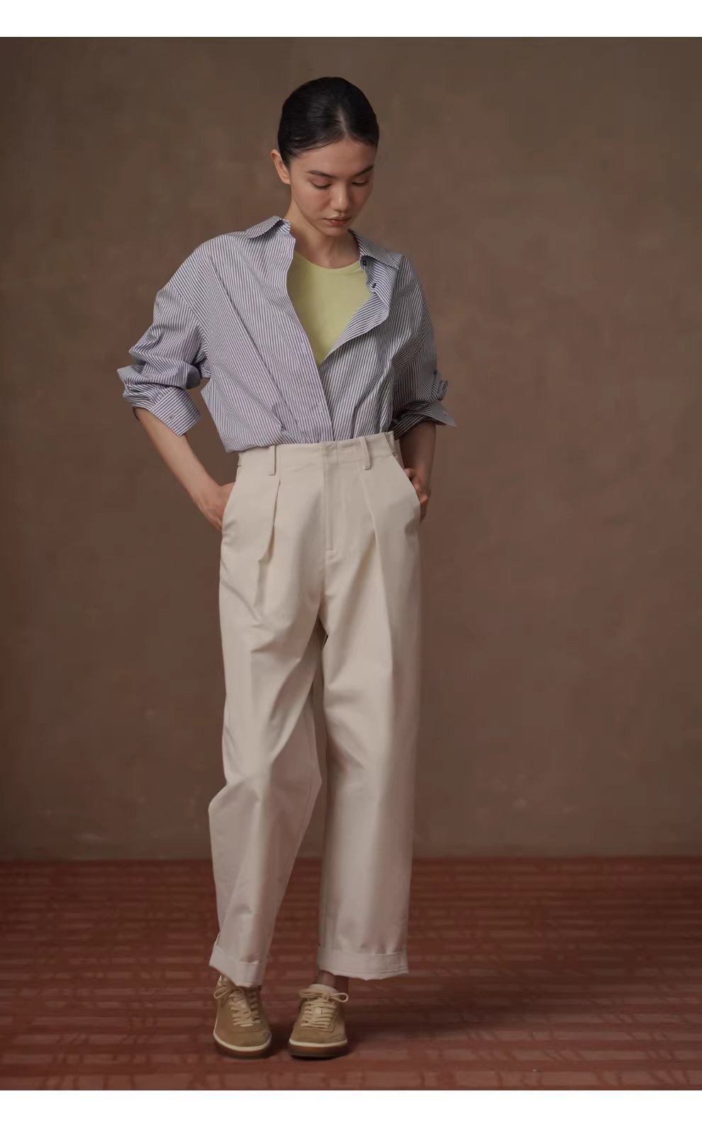 清新法式藍白條紋親膚棉感通勤寬鬆顯瘦疊穿翻領襯衫女,清新法式藍白條紋親膚棉感通勤寬鬆顯瘦疊穿翻領襯衫女,HBFS1093,清新法式藍白條紋親膚棉感通勤寬鬆顯瘦疊穿翻領襯衫女,親敷不易皺,版型俐落