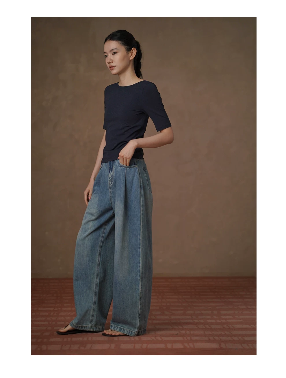 芭蕾練習室兩面穿U領氣質T卹彈性透氣中袖顯瘦通勤上衣,芭蕾練習室兩面穿U領氣質T卹彈性透氣中袖顯瘦通勤上衣,HBFS1103,芭蕾練習室兩面穿U領氣質T卹彈性透氣中袖顯瘦通勤上衣,柔軟透氣,日常顯瘦