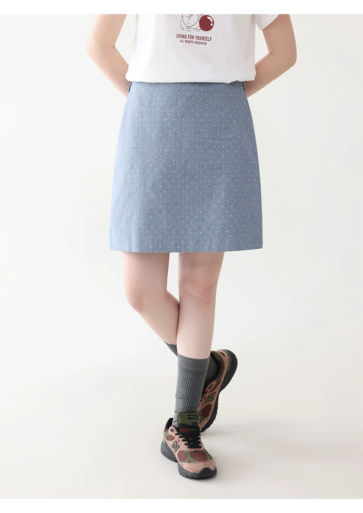 小眾藍色高腰波點a字半身裙女夏季新款顯瘦純棉短裙,小眾藍色高腰波點a字半身裙女夏季新款顯瘦純棉短裙,HBFS2024,小眾藍色高腰波點a字半身裙女夏季新款顯瘦純棉短裙,甜美波點,全棉面料