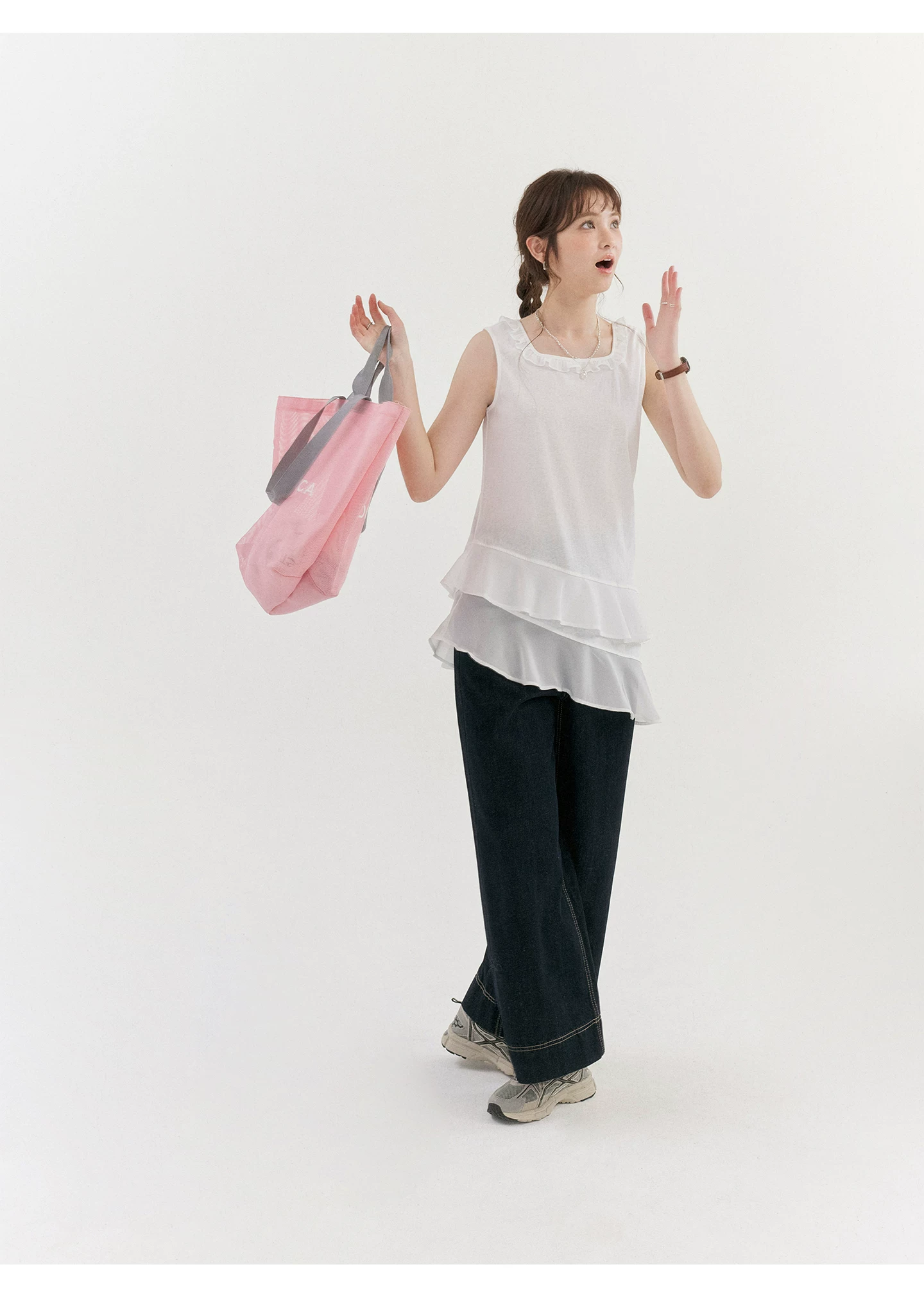 復古黑藍色高腰寬鬆牛仔褲女26夏季新款百搭直筒長褲,復古黑藍色高腰寬鬆牛仔褲女26夏季新款百搭直筒長褲,HBFS3083,復古黑藍色高腰寬鬆牛仔褲女26夏季新款百搭直筒長褲,高腰直筒,丹寧面料
