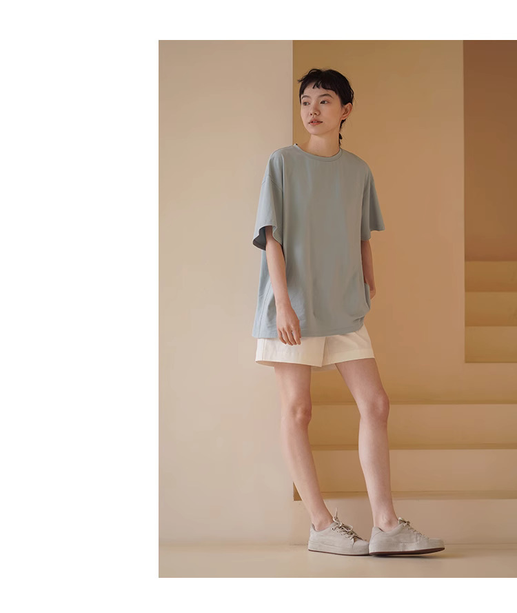 人手一條的好版型百搭基本款簡約高腰顯瘦休閒寬褲短褲