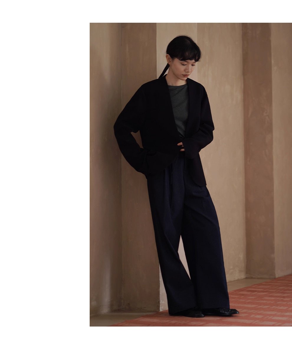 基礎時髦法則不挑人顯瘦版型遮肉寬鬆闊腿高腰牛仔長褲