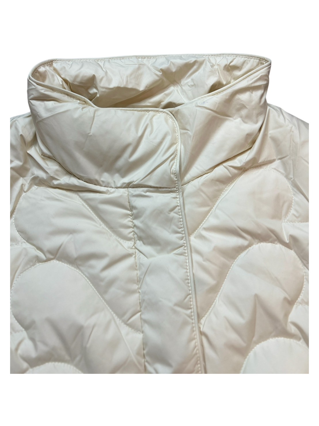 高品質羽絨衣立領保暖短款白鴨絨外套