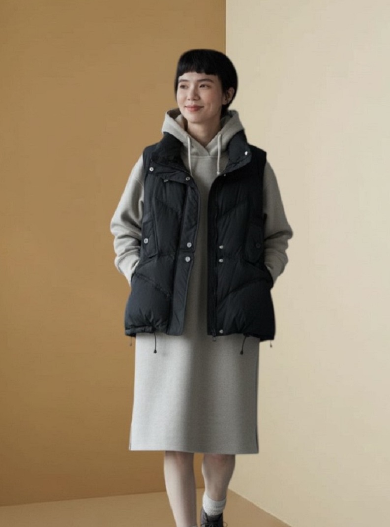 白鴨絨羽絨馬甲輕薄百搭坎肩背心