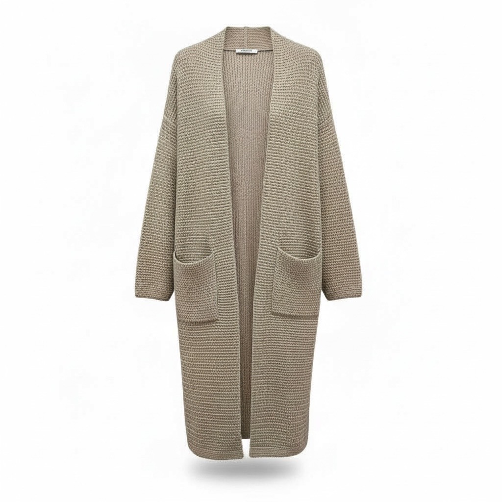 粗線加厚款毛衣外套秋冬慵懶風口袋針織開襟衫,粗線加厚款毛衣外套秋冬慵懶風口袋針織開襟衫,5W165014,粗線加厚款毛衣外套秋冬慵懶風口袋針織開襟衫,百搭實穿,粗針設計