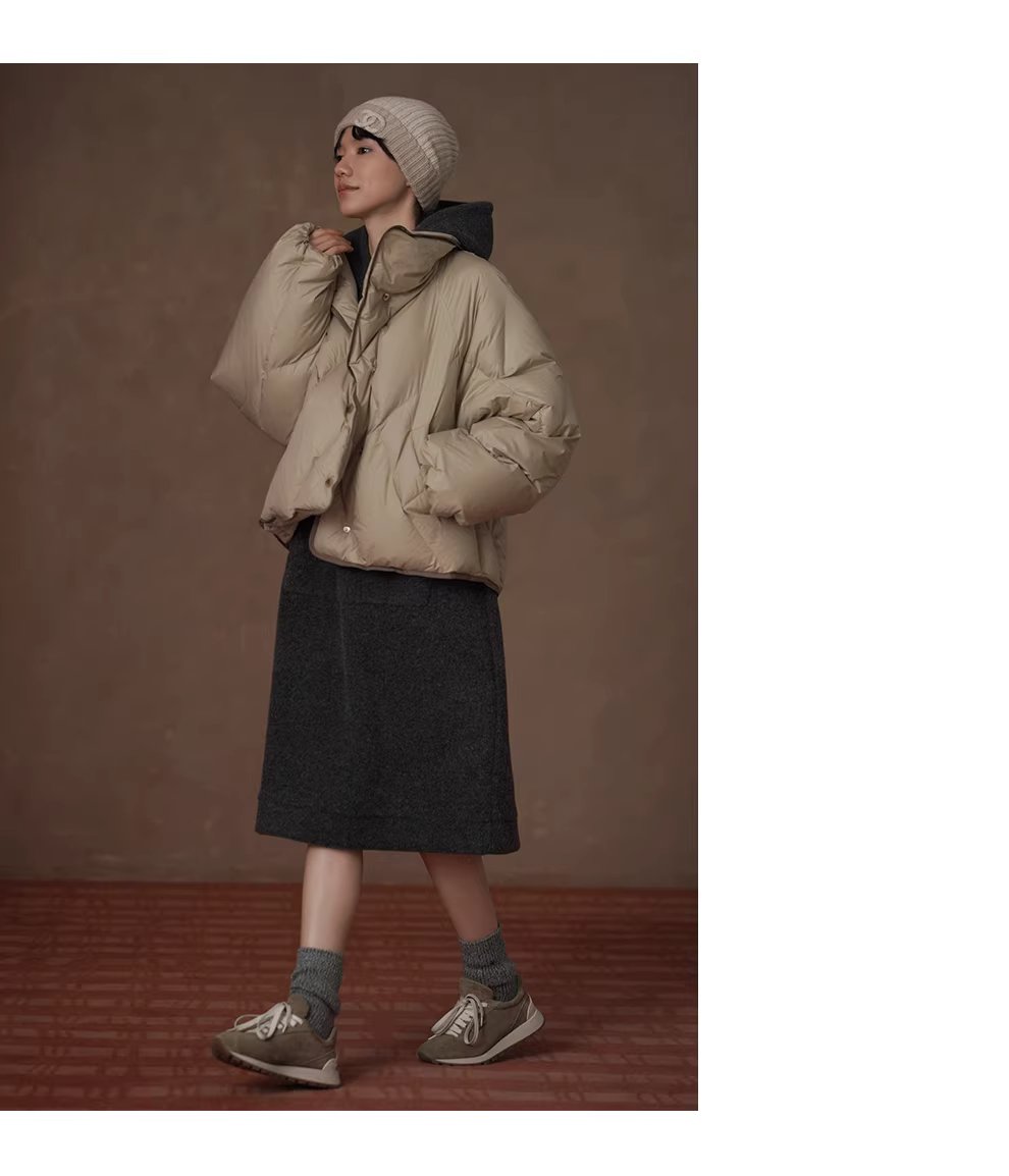 梨形友善羊毛混紡長直筒遮肉顯瘦連帽休閒百搭洋裝,梨形友善羊毛混紡長直筒遮肉顯瘦連帽休閒百搭洋裝,HBEW7064,梨形友善羊毛混紡長直筒遮肉顯瘦連帽休閒百搭洋裝,連帽洋裝,親膚保暖