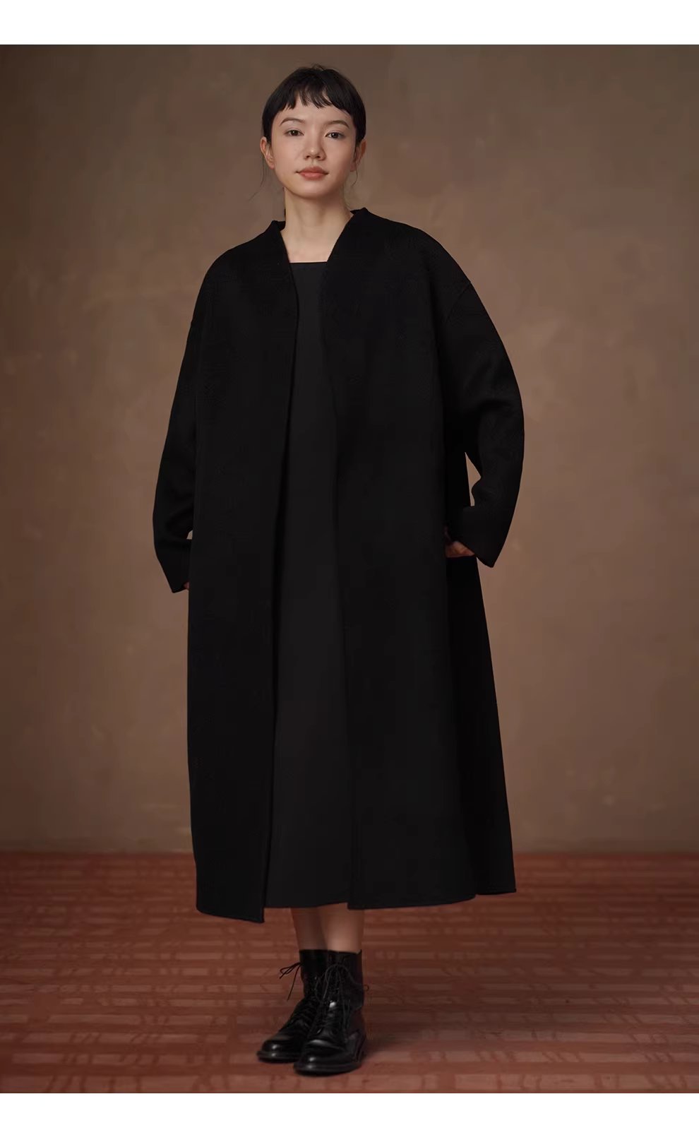 高定級小黑裙抗皺骨感垂順優雅公主線收腰大裙擺洋裝,高定級小黑裙抗皺骨感垂順優雅公主線收腰大裙擺洋裝,HBEW7068,高定級小黑裙抗皺骨感垂順優雅公主線收腰大裙擺洋裝,方領設計,抗皺面料