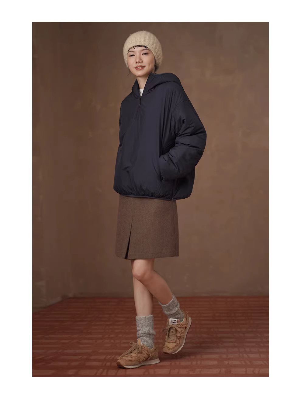 戶外愛好者狂熱一體成型連帽棉衣疊穿寬鬆保暖休閒上衣女,戶外愛好者狂熱一體成型連帽棉衣疊穿寬鬆保暖休閒上衣女,HBEW1183,戶外愛好者狂熱一體成型連帽棉衣疊穿寬鬆保暖休閒上衣女,半開連帽,輕薄舒適