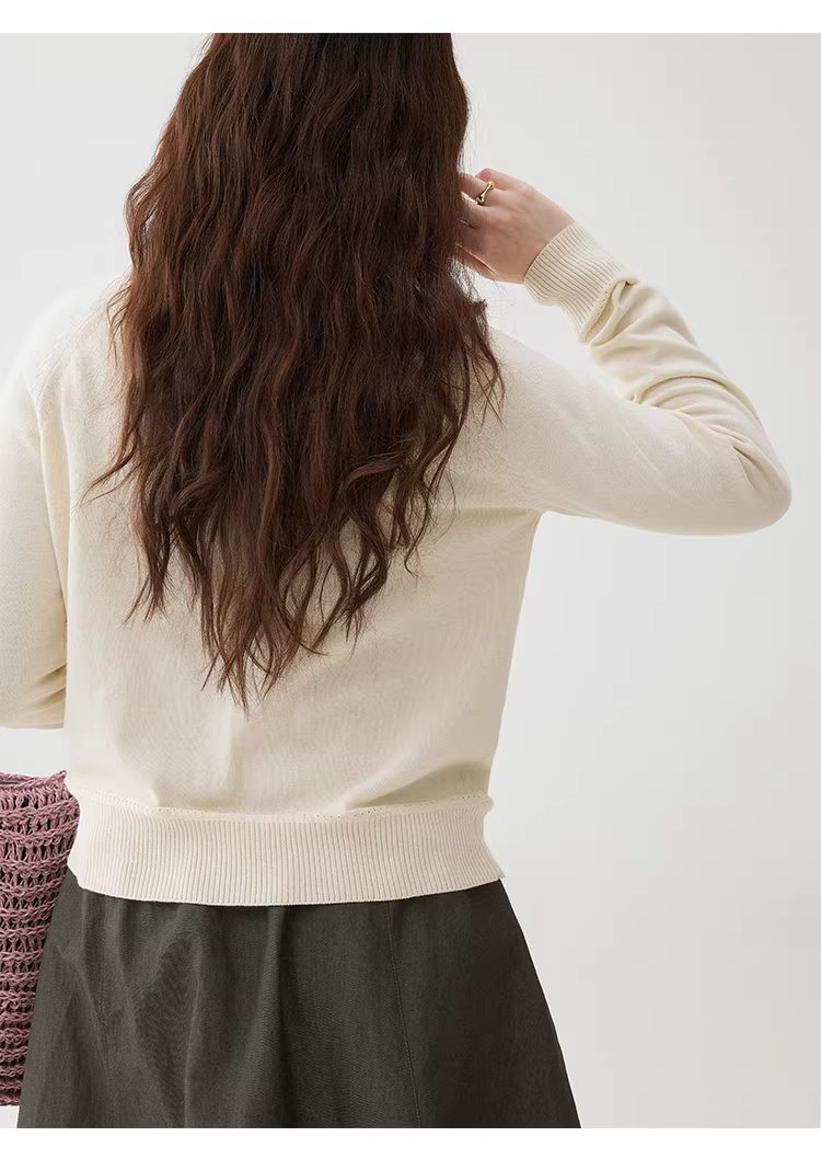 刺繡小馬拉鏈針織開襟衫女26春季新款純棉長袖上衣,刺繡小馬拉鏈針織開襟衫女26春季新款純棉長袖上衣,HBFS5000,刺繡小馬拉鏈針織開襟衫女26春季新款純棉長袖上衣,小馬刺繡,全棉面料