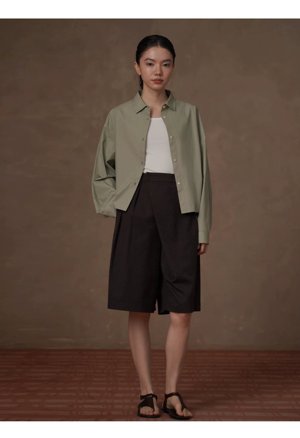 柔軟水洗100棉簡約寬鬆顯瘦抽褶收腰設計翻領通勤襯衫女,柔軟水洗100棉簡約寬鬆顯瘦抽褶收腰設計翻領通勤襯衫女,HBFS1032,柔軟水洗100棉簡約寬鬆顯瘦抽褶收腰設計翻領通勤襯衫女,透氣柔軟,抽褶立體