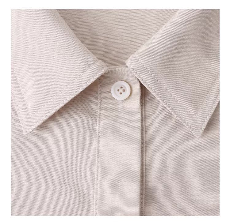 日系polo領花邊洋裝女26夏季新款a字襯衫短裙,日系polo領花邊洋裝女26夏季新款a字襯衫短裙,HBFS7018,日系polo領花邊洋裝女26夏季新款a字襯衫短裙,翻領排扣,天絲混棉