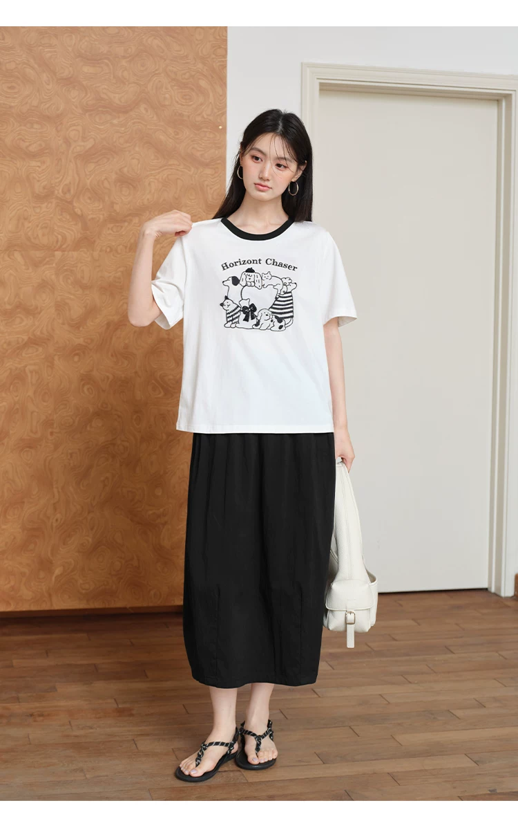 大尺碼刺繡短袖動物圖案T恤女夏2026新款微胖巨好看白色上衣,大尺碼刺繡短袖動物圖案T恤女夏2026新款微胖巨好看白色上衣,HBFS1314,大尺碼刺繡短袖動物圖案T恤女夏2026新款微胖巨好看白色上衣,中大尺碼,童趣印花