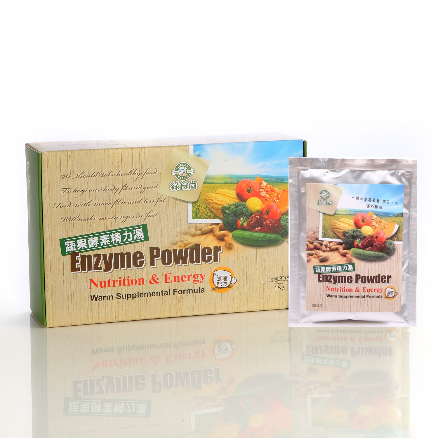 《蔬福樂》蔬果酵素精力湯(30g/包，15入/盒)